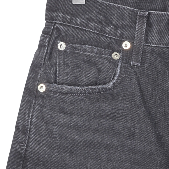 Agolde Cherie Womens High Rise Straight Distressed Luxury Denim Jeans Size 25 - Picture 3 of 10